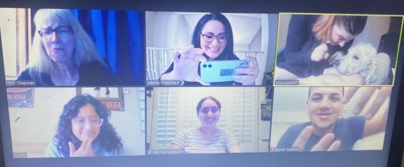 Group of people on a Zoom call