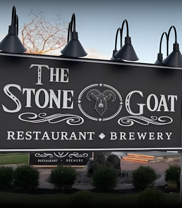 The Stone Goat Restaurant Sign